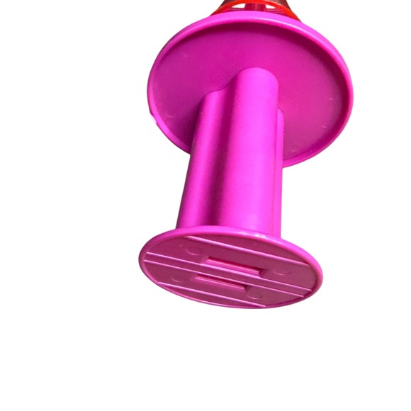 Mattel Barbie Pink Pedestal Side Table with Lamp Dollhouse Furniture Accessory - Picture 4 of 4